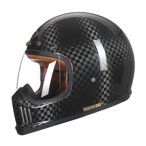 Integralhelm - Motorradhelm Integralhelm, Motorradhelm Offenes Gesicht, Integralhelm(2,L) von KCHYCV