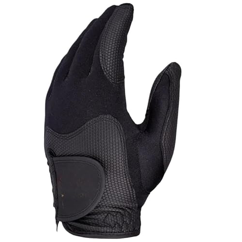 KCHYCV Golfausrüstung: Handschuhe und Handschützer – Verbesserter Griff und atmungsaktives Design for Männer und Frauen(Black,M) von KCHYCV