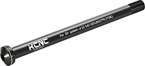 KCNC KQR08-SH Steckachse 12x142mm 161mm E-Thru/Fox schwarz von KCNC