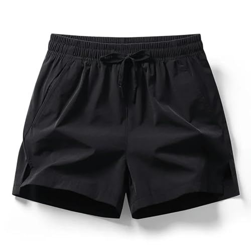 KCYSLY Shorts Herren Herren Badeshorts wasserdichte Strand Shorts Quick Dry Surfen Shorts Mit Mesh-schwarz-4xl von KCYSLY