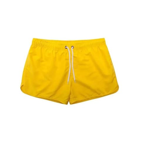 KCYSLY Shorts Herren Herren Schnelltrocknende Beach Shorts Fitness Casual Shorts Sommer Surfen Short Pant-gelb-l von KCYSLY