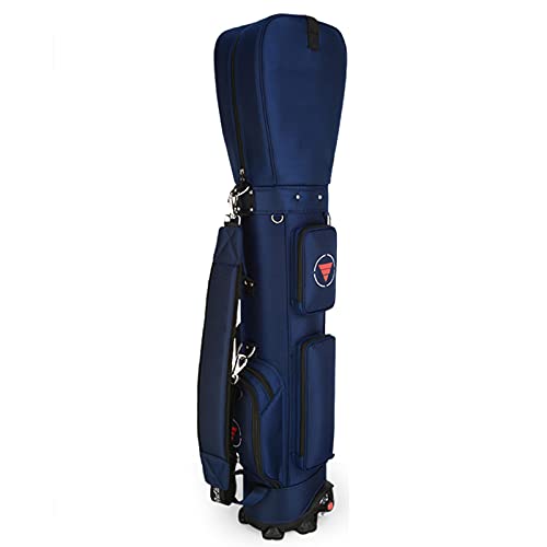 Golf-Cart-Tasche, leichte Reise-Golfschlägertasche mit Rollen, große Golftasche für Männer und Frauen, Aufbewahrungstasche mit 5-Wege-Unterteilung von KDOQ