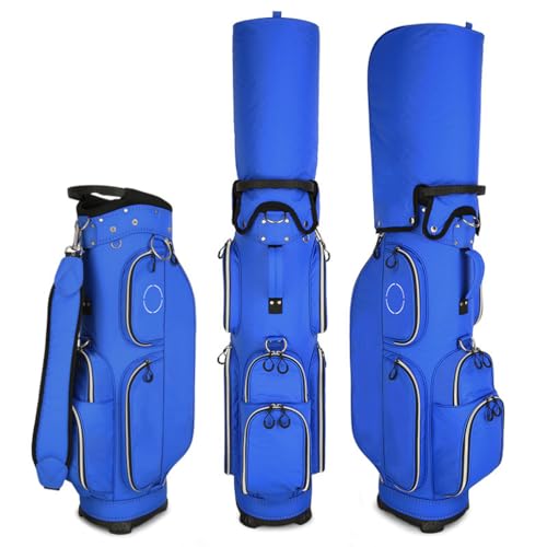 Golf-Standard-Balltasche, 2,8 kg leichte Golfwagentasche, professionelles, wasserdichtes Golfschlägerpaket aus Nylon mit großer Kapazität für den Golfplatz von KDOQ