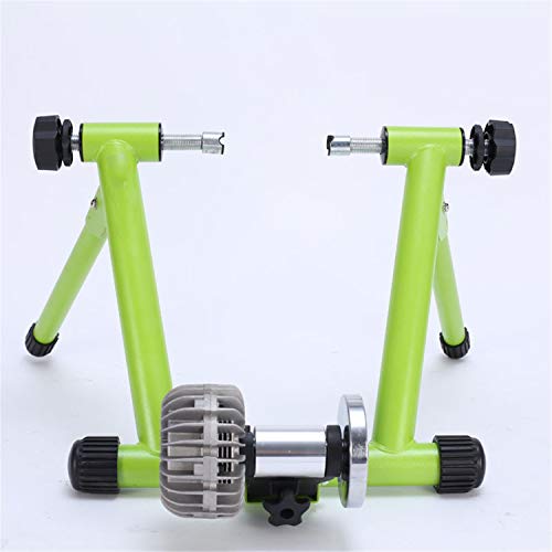 Indoor-Fahrradtrainer, Faltbare Plattform-Fahrradrolle mit Flüssigkeitswiderstand, magnetische Power-Riding-Straßenstation, kompatible Räder für 26-29-Zoll-700C-Fahrräder von KDOQ