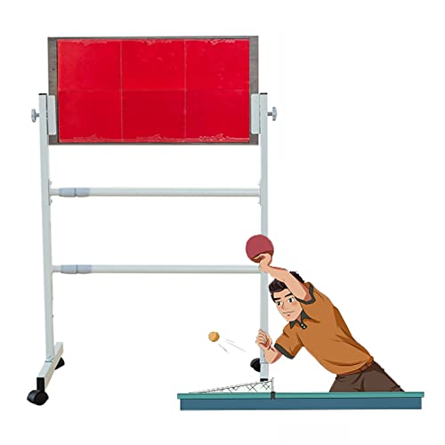 Rebound-Board für Tischtennisplatten für drinnen und draußen, freistehendes Rebound-Board für Tischtennis-Return-Board, Selbsttrainingsgerät von KDOQ