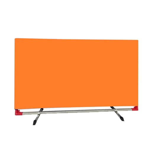 Tischtennis-Schirme, Faltbare Absperrblöcke für die Spielfeldumgebung, Schläger mit drehbaren Ständern, tragbare temporäre Trennwände für Stadien (Farbe: Orange, Größe: 140 x 75 cm von KDOQ