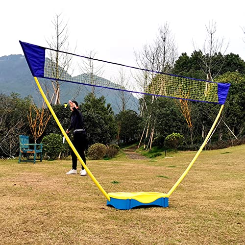 Tragbares 3 m langes Tennisnetz für die Auffahrt, den Hinterhof, den Spielplatz, das Tennis-Badminton-Set für Kinder mit Ständer und Netz für Camping-Ballspiele, Outdoor-Mannschaft von KDOQ
