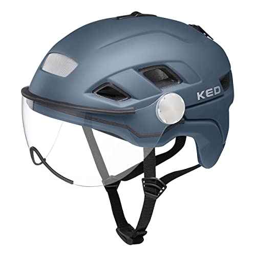 KED B-vis X-lite Fahrradhelm, deep Blue matt, M (52-58cm) von KED