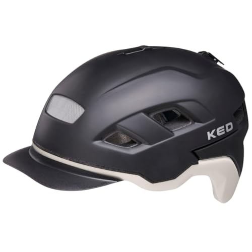 KED Berlin Fahrradhelm, Black ash matt, M (52-58cm) von KED