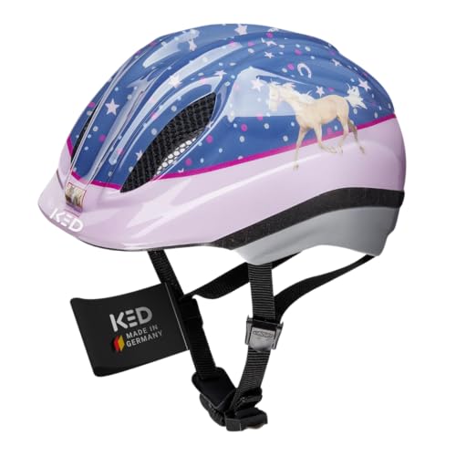 Meggy II Originals Kinder Fahrradhelm, Made in Germany, mit LED-Rücklicht, nur 220g, QUICKSAFE Verstellsystem und Insektenschutz Meggy II Originals Kinder Fahrradhelm, Made in Germany, mit LED-Rücklicht, nur 220g, QUICKSAFE Verstellsystem und Insektenschutz von KED