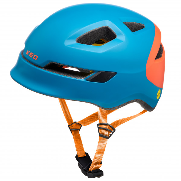 KED - Kid's Pop - Radhelm Gr M - 52-56 cm türkis;weiß;weiß/grau von KED