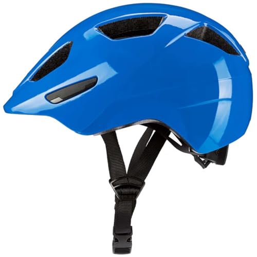 KED Kids Youth Dyno Fahrradhelm, Ranger Blue Glossy, M (52-57cm) von KED