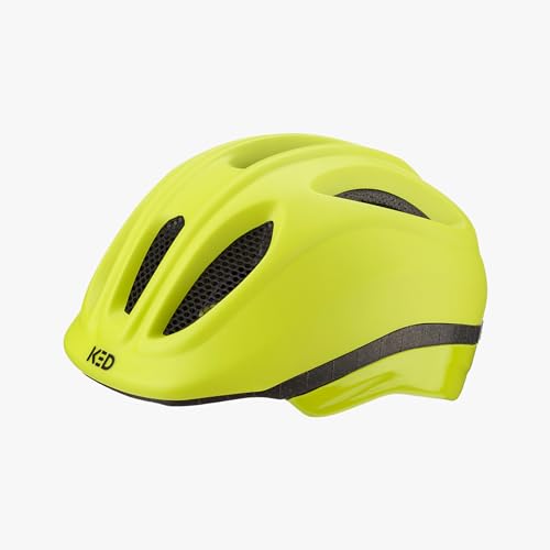 KED Kids Youth Meggy III Trend Fahrradhelm, Yellow Green, M (52-58cm) von KED