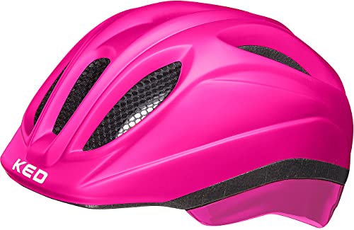 KED Kinder Meggy Fahrradhelm, Pink Matt, XS (44-49cm) von KED