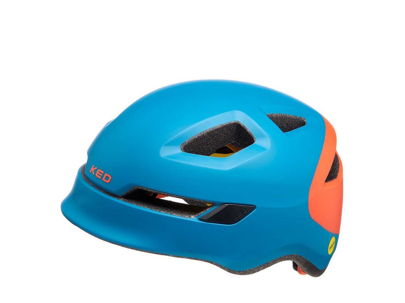 KED Kinderhelm Pop, petrol orange 48-52 cm von KED