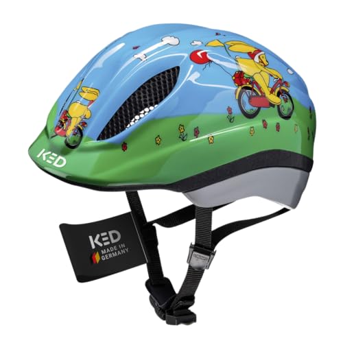 Meggy II Originals Kinder Fahrradhelm, Made in Germany, mit LED-Rücklicht, nur 220g, QUICKSAFE Verstellsystem und Insektenschutz Meggy II Originals Kinder Fahrradhelm, Made in Germany, mit LED-Rücklicht, nur 220g, QUICKSAFE Verstellsystem und Insektenschutz von KED