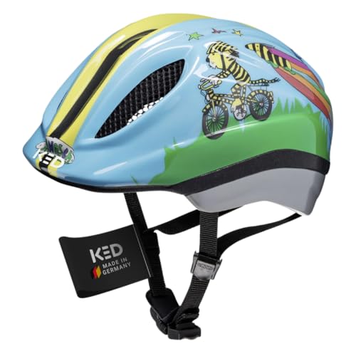 Meggy II Originals Kinder Fahrradhelm, Made in Germany, mit LED-Rücklicht, nur 220g, QUICKSAFE Verstellsystem und Insektenschutz Meggy II Originals Kinder Fahrradhelm, Made in Germany, mit LED-Rücklicht, nur 220g, QUICKSAFE Verstellsystem und Insektenschutz von KED