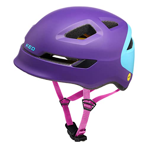 KED Pop Kinderhelm Fahrradhelm mit MIPS, Flexibler Anpassung, 240g, EPS Innenschale für Jungen und Mädchen von KED