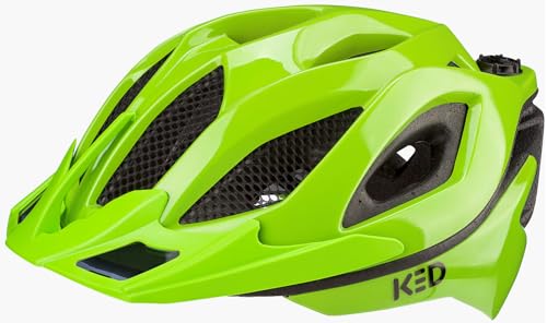 KED Youth Adult Spiri II Fahrradhelm, Green Glossy, M (52-58cm) von KED