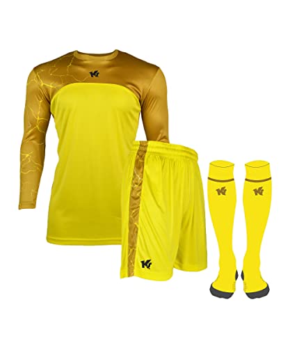 KEEPERsport Fußball - Teamsport Textil - Torwarttrikots GKSix Torwarttrikot Set gelb XL von KEEPERsport