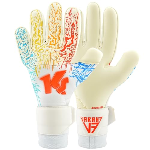 KEEPERsport Profi Torwarthandschuhe - Varan7 Pro NC Game Over - 4mm Grip - Fussballhandschuhe für Erwachsene - Größe 7-11 von KEEPERsport