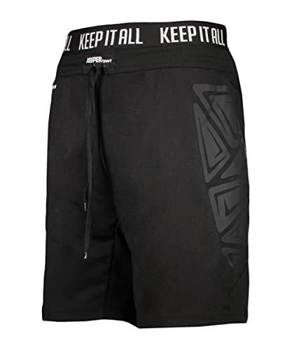 KEEPERsport - Profi Torwarthose kurz - Torwartkleidung für Training und Spiel - Größe S-XXL - Farbe schwarz von KEEPERsport