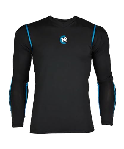 KEEPERsport - Torwart Unterziehshirt gepolstert - langes Protektionsshirt für Torhüter Underwear - Größe 128-XXL von KEEPERsport