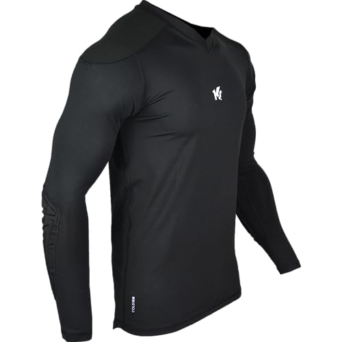 KEEPERsport - wärmendes Torwart Unterziehshirt gepolstert - langes Protektionsshirt für Torhüter Underwear - 128-XXL - schwarz KEEPERsport - wärmendes Torwart Unterziehshirt gepolstert - langes Protektionsshirt für Torhüter Underwear - 128-XXL - schwarz von KEEPERsport