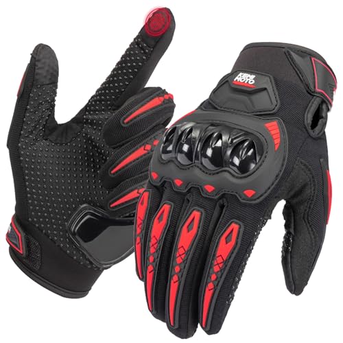 KEMIMOTO Motorrad Handschuhe Herr, Motorradhandschuhe Sommer mit Knöchelprotektor und Touchscreen, Atmungsaktive Outdoor Handschuhe für Herren und Damen, für Motorrad, Fahrrad, Roller, Jagd KEMIMOTO Motorrad Handschuhe Herr, Motorradhandschuhe Sommer mit Knöchelprotektor und Touchscreen, Atmungsaktive Outdoor Handschuhe für Herren und Damen, für Motorrad, Fahrrad, Roller, Jagd von KEMIMOTO