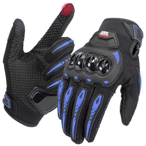 KEMIMOTO Motorrad Handschuhe Herr, Motorradhandschuhe Sommer mit Knöchelprotektor und Touchscreen, Atmungsaktive Outdoor Handschuhe für Herren und Damen, für Motorrad, Fahrrad, Roller, Jagd KEMIMOTO Motorrad Handschuhe Herr, Motorradhandschuhe Sommer mit Knöchelprotektor und Touchscreen, Atmungsaktive Outdoor Handschuhe für Herren und Damen, für Motorrad, Fahrrad, Roller, Jagd von KEMIMOTO