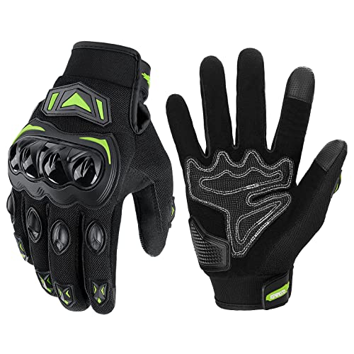 KEMIMOTO Motorradhandschuhe Herren, Motorrad Handschuhe mit Knöchelprotektor und Touchscreen, Sport Handschuhe für Herren und Damen, für Motorrad, Fahrrad, Roller, Jagd KEMIMOTO Motorradhandschuhe Herren, Motorrad Handschuhe mit Knöchelprotektor und Touchscreen, Sport Handschuhe für Herren und Damen, für Motorrad, Fahrrad, Roller, Jagd von KEMIMOTO