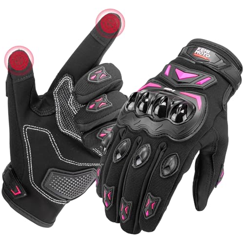 KEMIMOTO Motorradhandschuhe Herren, Motorrad Handschuhe Sommer mit Knöchelprotektor und Touchscreen, Amtungsaktive Sport Handschuhe für Herren und Damen, für Motorrad, Fahrrad, Roller, Jagd KEMIMOTO Motorradhandschuhe Herren, Motorrad Handschuhe Sommer mit Knöchelprotektor und Touchscreen, Amtungsaktive Sport Handschuhe für Herren und Damen, für Motorrad, Fahrrad, Roller, Jagd von KEMIMOTO