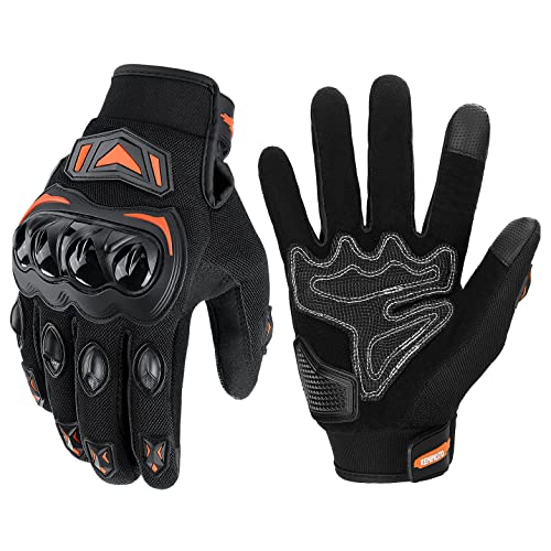 KEMIMOTO Motorradhandschuhe Herren, Motorrad Handschuhe mit Knöchelprotektor und Touchscreen, Sport Handschuhe für Herren und Damen, für Motorrad, Fahrrad, Roller, Jagd KEMIMOTO Motorradhandschuhe Herren, Motorrad Handschuhe mit Knöchelprotektor und Touchscreen, Sport Handschuhe für Herren und Damen, für Motorrad, Fahrrad, Roller, Jagd von KEMIMOTO