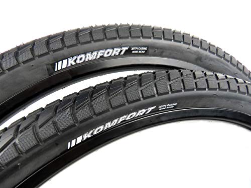 2 Stück KENDA Komfort K841A Fahrrad MTB Reifen 27.5x1.95 Mantel Decke Tire 48-584 schwarz von KENDA