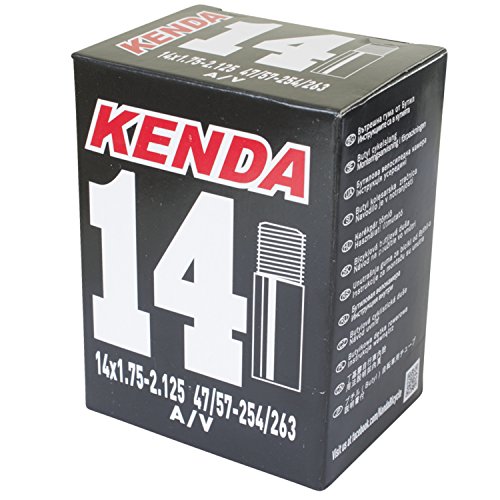 Kenda Unisex – Erwachsene Universalschlauch 14 x 1.75-2.125, AV 35 mm, schwarz, 47/57-254/263 Kenda Unisex – Erwachsene Universalschlauch 14 x 1.75-2.125, AV 35 mm, schwarz, 47/57-254/263 von Kenda