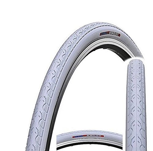 Kenda K193 Kwest 700 C x 28C Urban Fahrrad, Hybrid Road Fixie Slick Bike Tire, Kwest, weiß, 28C Kenda K193 Kwest 700 C x 28C Urban Fahrrad, Hybrid Road Fixie Slick Bike Tire, Kwest, weiß, 28C von KENDA
