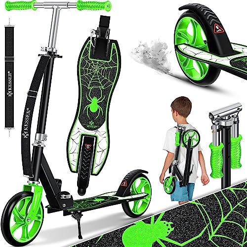 Kesser® Scooter Roller Kinderroller Cityroller Tretroller Kickroller Kickscooter | 1. Spider (Green) von KESSER