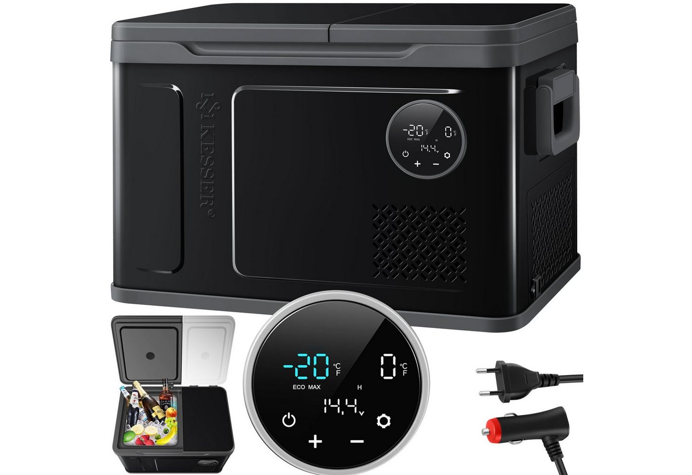 KESSER Kühlbox, Kompressor Kühlbox 2in1 Doppelzone Kühl- Gefrierfach KESSER Kühlbox, Kompressor Kühlbox 2in1 Doppelzone Kühl- Gefrierfach von KESSER