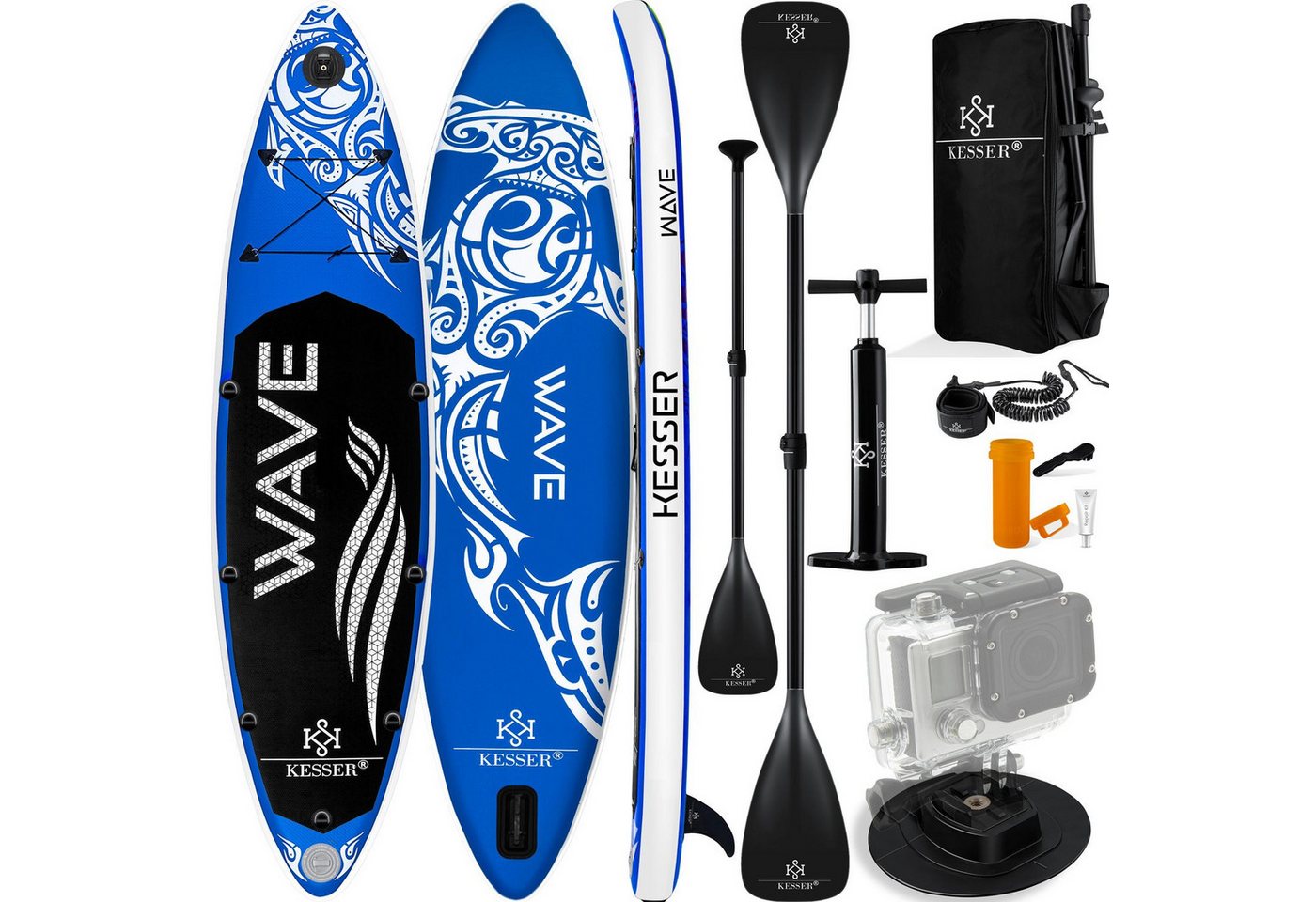 KESSER SUP-Board, Aqua Aufblasbares SUP Board Set Stand Up Paddle Board Premium KESSER SUP-Board, Aqua Aufblasbares SUP Board Set Stand Up Paddle Board Premium von KESSER