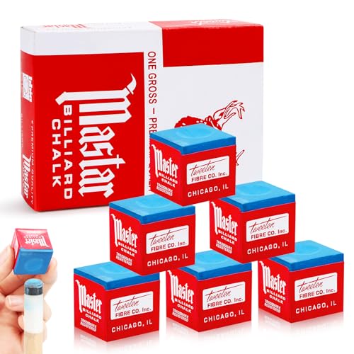 Billard Chalk, 12 Stück Snooker Chalk Billardkreide, Verringern Sie Fehler & Verbessern Sie die Präzision - Ideal für jeden Spieler, rutschfeste Pool Queue Kreide, für Home, Bars, Turniere, Spiele Billard Chalk, 12 Stück Snooker Chalk Billardkreide, Verringern Sie Fehler & Verbessern Sie die Präzision - Ideal für jeden Spieler, rutschfeste Pool Queue Kreide, für Home, Bars, Turniere, Spiele von KFDDRN