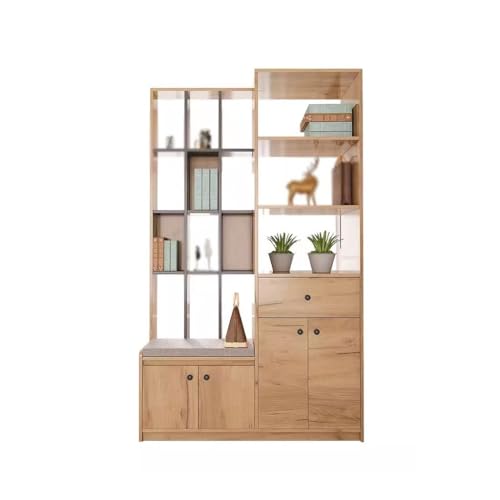 KFHJSNN Schrank Moderner minimalistischer Eingangsschrank Schuhschrank Eingangs-Weinschrank Paraventschrank Wohnzimmer-Trennwandschrank Eingangs-Schuhschrank (Farbe: A, Größe: S110cm) Prosperous von KFHJSNN