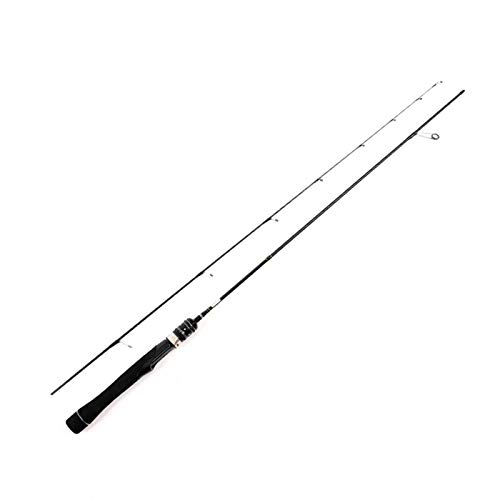 KFXYSM Angelrute,Angeln Rute 1,8m 0,5-8g Kohlefaser Angelrute Casting Angelpol Tragbare Baitcasting Angelruten(Black) von KFXYSM