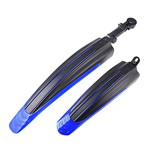 KFXYSM Fahrrad Schutzblech,Mud Guard Fahrradhäuser Gebirgsstraßen Fahrrad Mordguard Vorne hinten MTB Mud Guard Wings für Fahrradzubehör(Blue) von KFXYSM