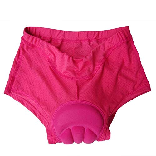 KFXYSM Fahrradhose Herren,Fahrradhose Damen REIT MTB Shorts Bike Briefs Straßen-Fahrrad Unterwäsche Radfahren Breath 3D Gel Pad Komfortabel(Pink,S) von KFXYSM