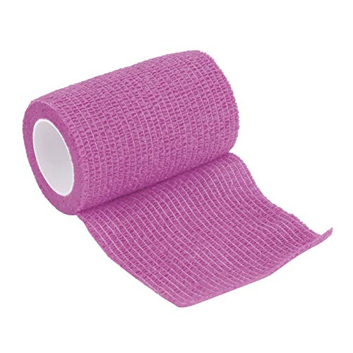 KFXYSM Tape Sport,Kinesiotapes 2 Stück 7,5 cm * 5 M Self-Adhesive Elastic Bandage Behandlung Gazeband Notfall Muskel-Tape-Tool(2pcs Pink) von KFXYSM