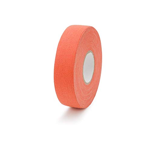 KFXYSM Tape Sport,Kinesiotapes Tuch Sport Tape-Eishockey-Tape Grip Adhensive Tape-Verband(Orange,2.5CM x 25M 1 Roll) von KFXYSM