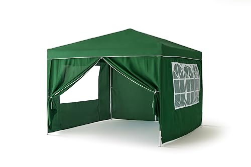KG KITGARDEN Faltpavillon, 3 x 3 m, mit 4 Seiten, Grün, Deluxe 3 x 3 KG KITGARDEN Faltpavillon, 3 x 3 m, mit 4 Seiten, Grün, Deluxe 3 x 3 von KG KITGARDEN