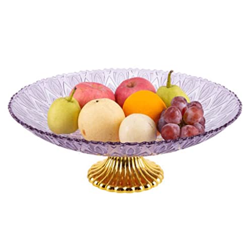 KGFDSGDS Dekorative Obstschale, Teller, hohe Füße, Obstkorb, große Kapazität, Snack-Obst-Servierplatte, Küchengeschenk, dekorative Obstsnacks, Cupcakes von KGFDSGDS