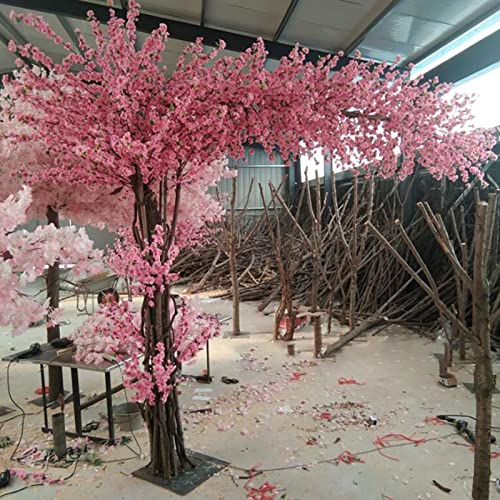 KGFDSGDS Japanische künstliche Kirschblütenbäume, große rosa Pflanze, Wunschbaum, handgefertigt, künstliche Seidenblume, Party, Restaurant, Einkaufszentrum, Dekoration, 2,3 x 2 m/7,5 x 6,6 ft von KGFDSGDS