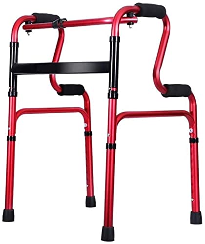 Rollator Walker Gehhilfe, Standard-Gehhilfe, zusammenklappbar, leichte Aluminiumlegierung, verstellbare Mobilität, Gehhilfe für ältere Menschen, die sich nach einem besseren Leben sehnen, durchdacht von KGGKEUH